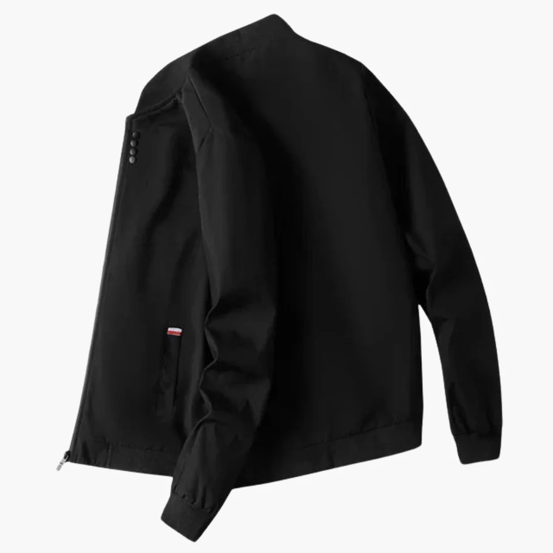 Herrenjacke mit Rippkragen und Taillentaschen - Image 6