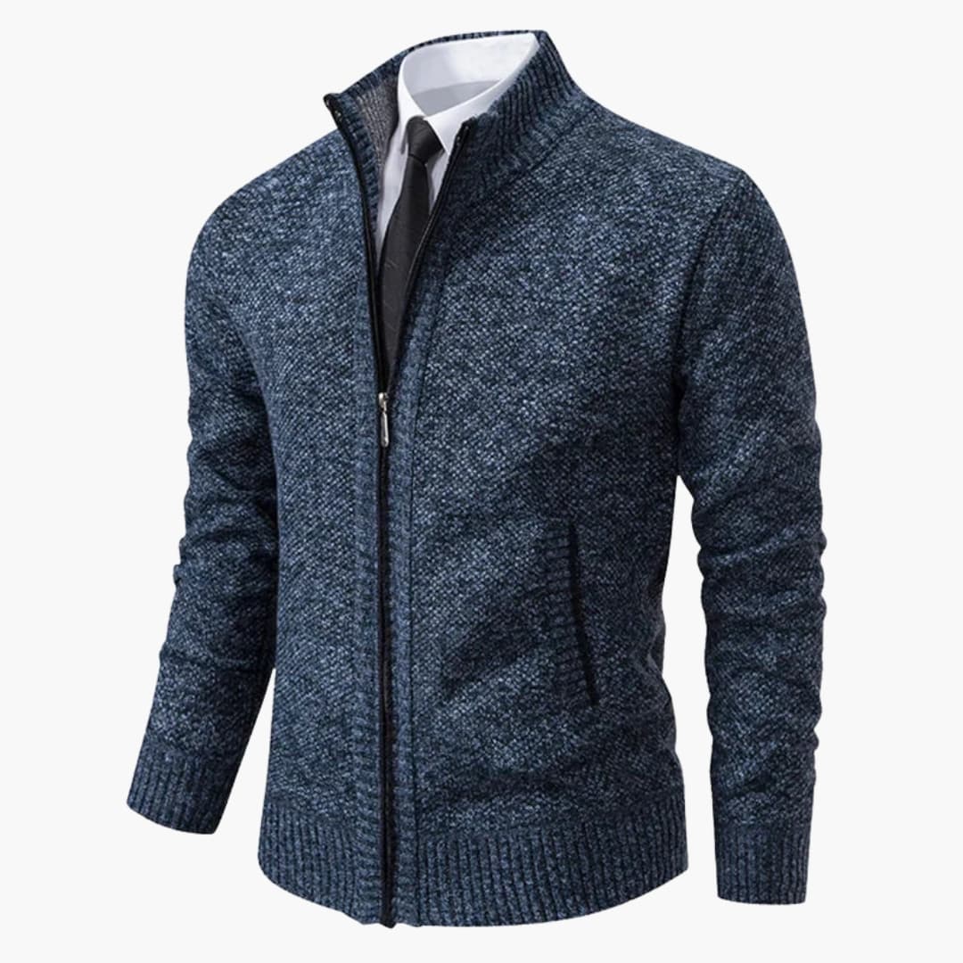 Herrenjacke mit Stehkragen und Frontreißverschluss - Image 6