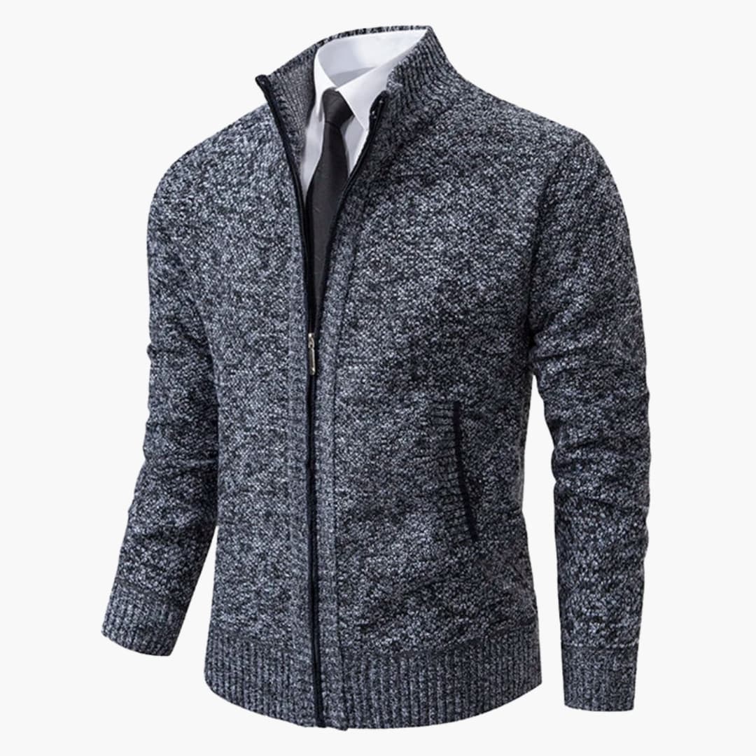 Herrenjacke mit Stehkragen und Frontreißverschluss - Image 7
