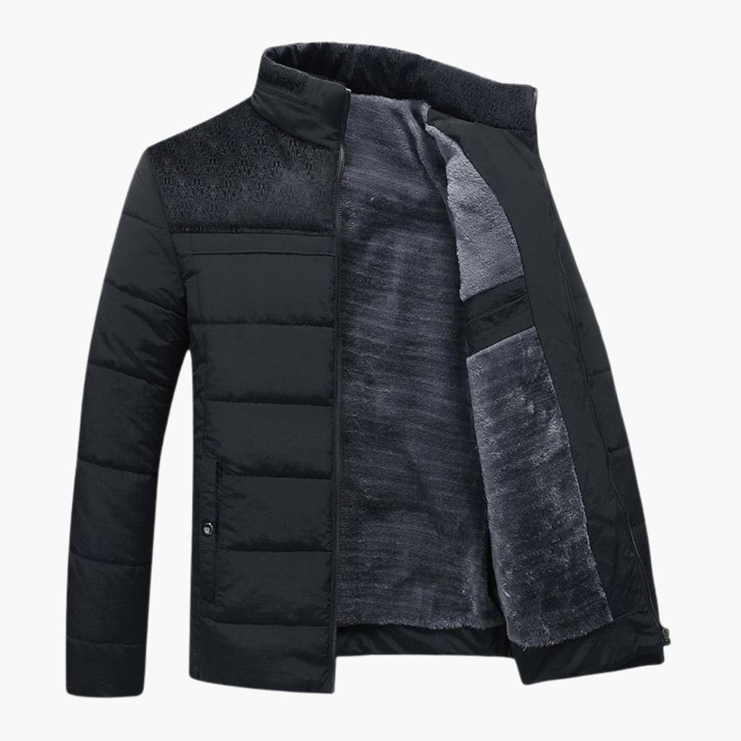Herrenjacke mit Stehkragen und Steppung - Image 2