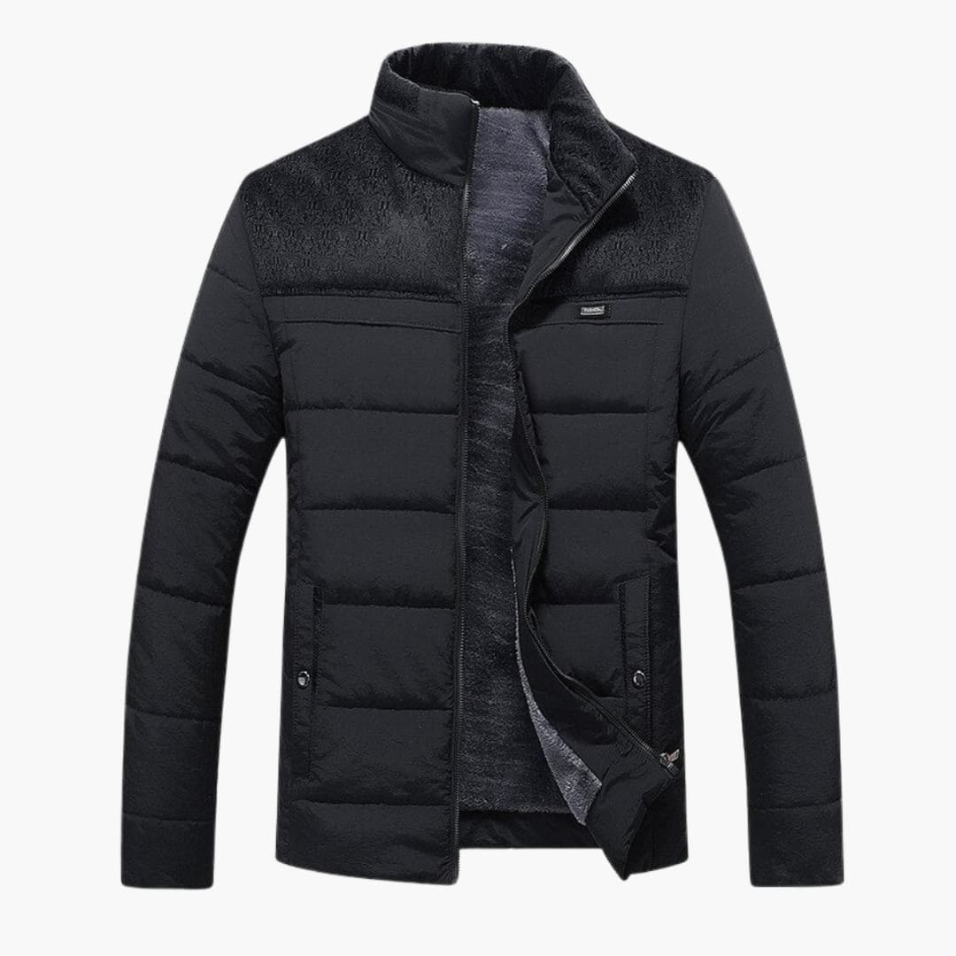 Herrenjacke mit Stehkragen und Steppung - Image 4