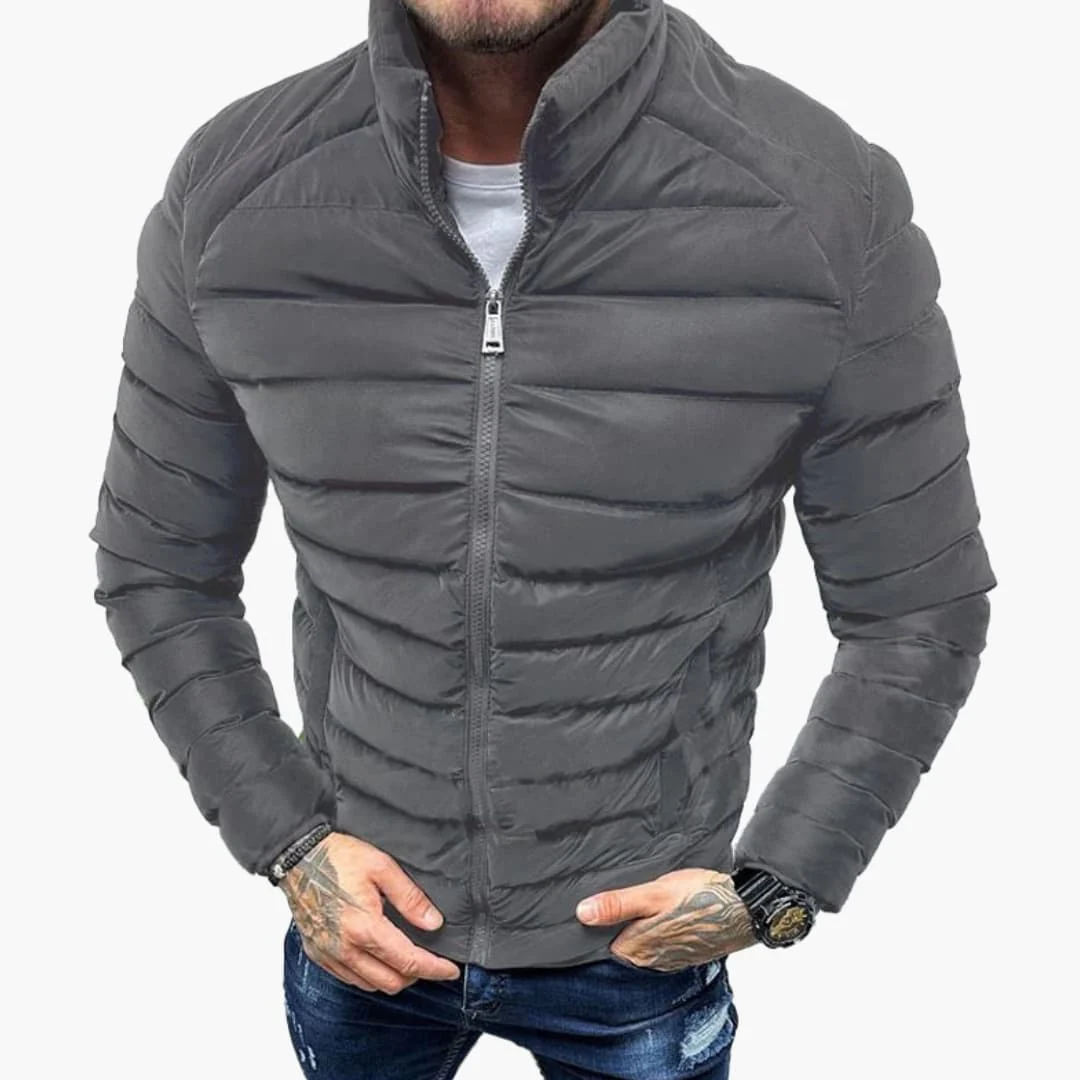 Herrenjacke mit Steppung und Reißverschluss - Image 2