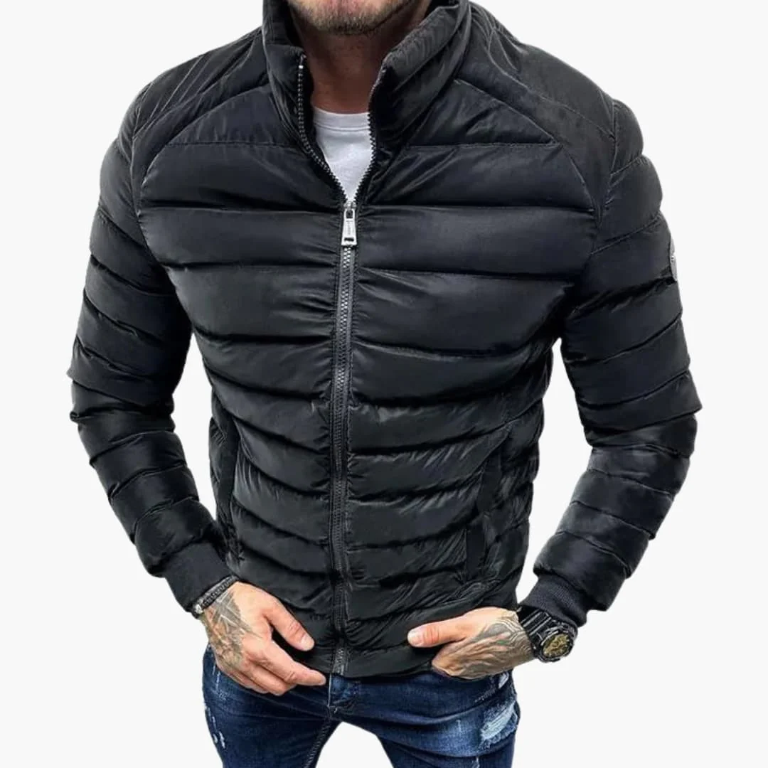 Herrenjacke mit Steppung und Reißverschluss - Image 4