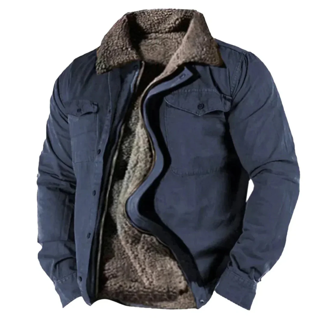 Herrenjacke | Mittige Knopfleiste und klare Linienform - Image 2