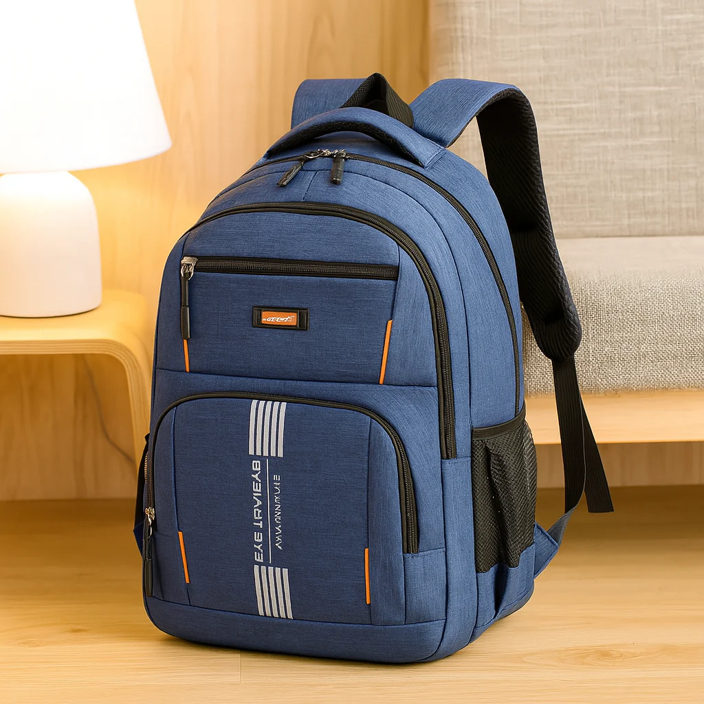 Herrenrucksack mit großem Fassungsvermögen – Stylische Reisetasche mit Laptopfach und mehreren Taschen - Image 4