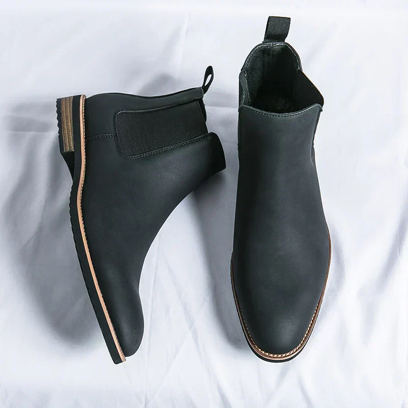 Herrenstiefel | Elastische Seiten Schlupfform über Knöchel - Image 5