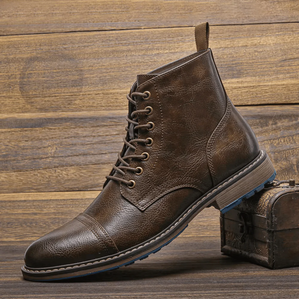 Herrenstiefel | Geschlossene Form mit vorderer Schnürung - Image 2