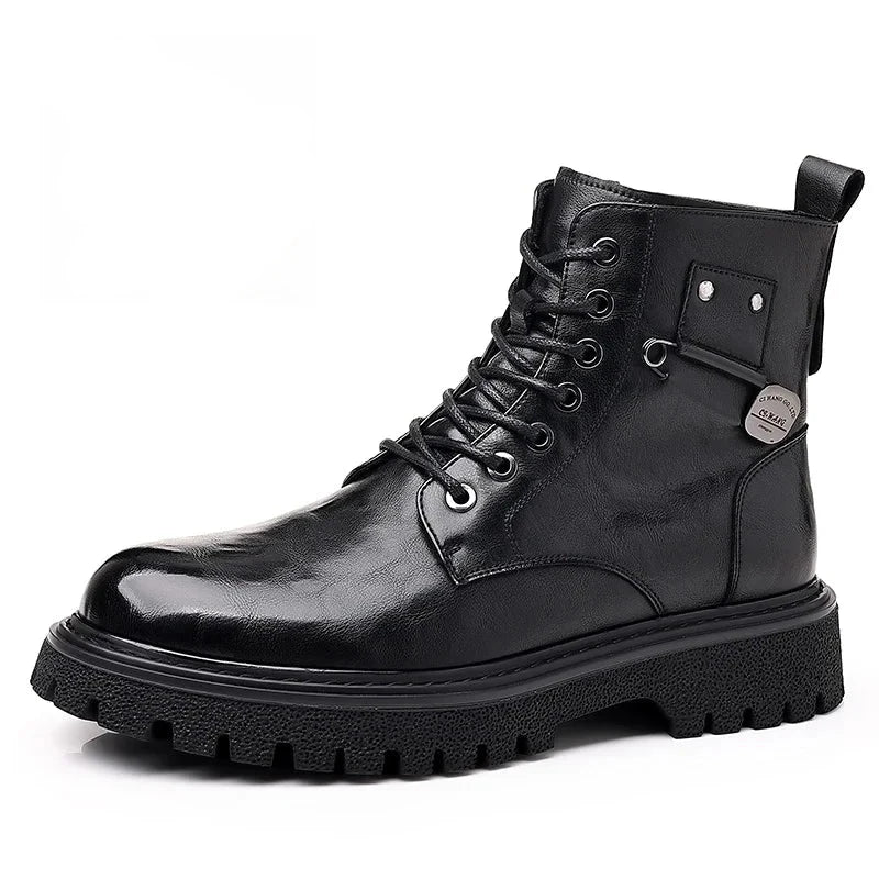 Herrenstiefel | Vordere Schnürung geschlossene Form über Knöchel - Image 4