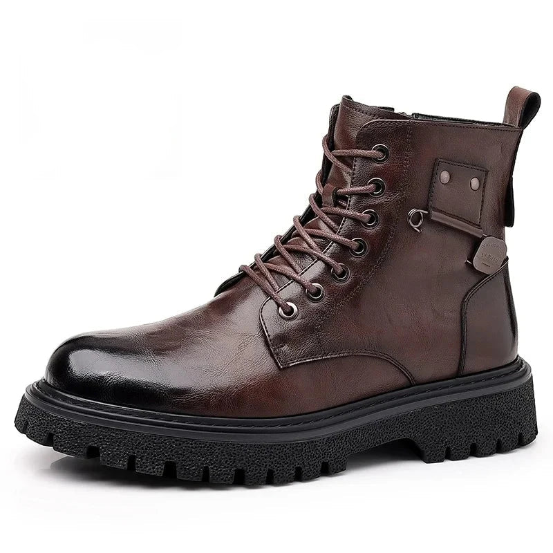 Herrenstiefel | Vordere Schnürung geschlossene Form über Knöchel - Image 5