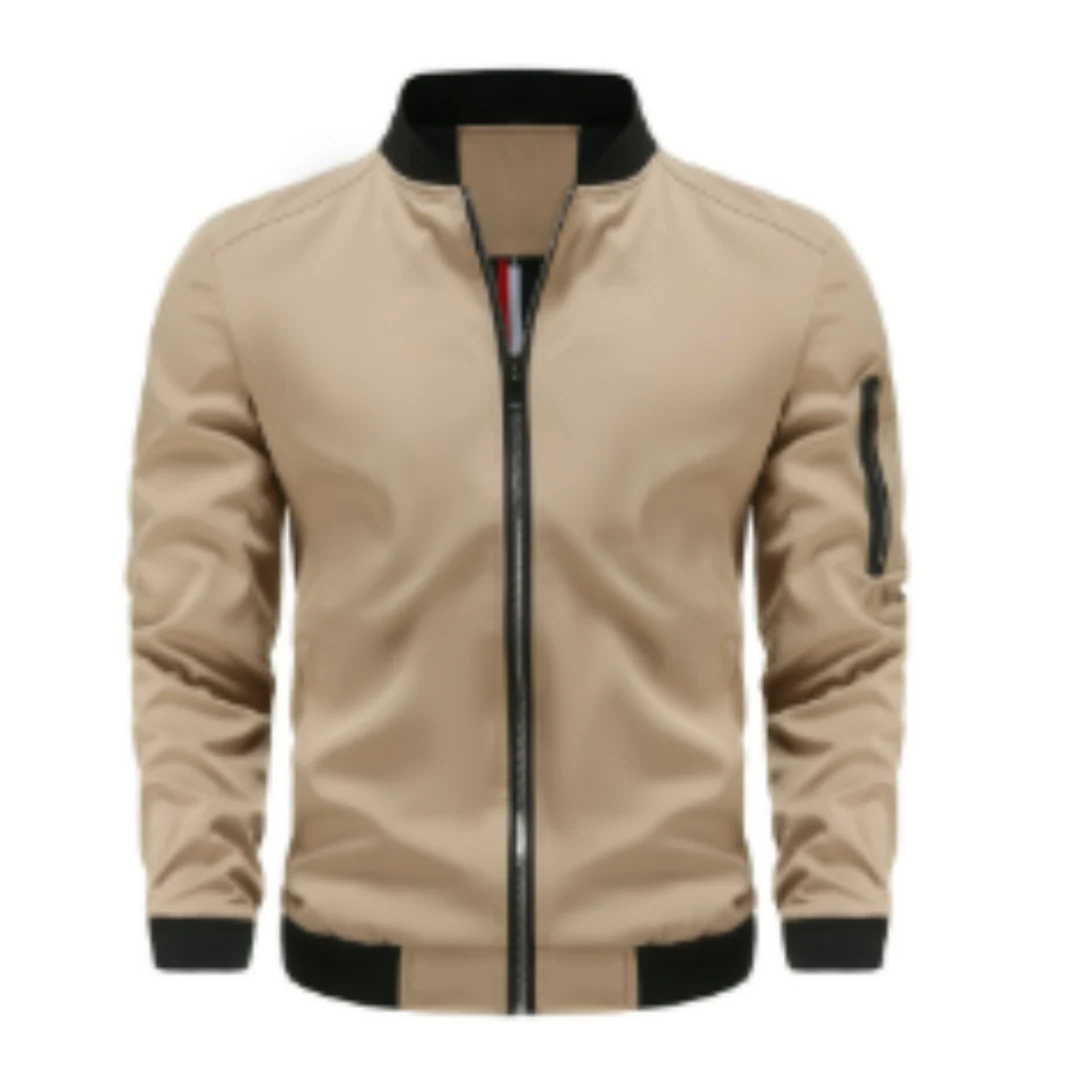 Herrenübergangsjacke mit Reißverschluss | Standardform - Image 2