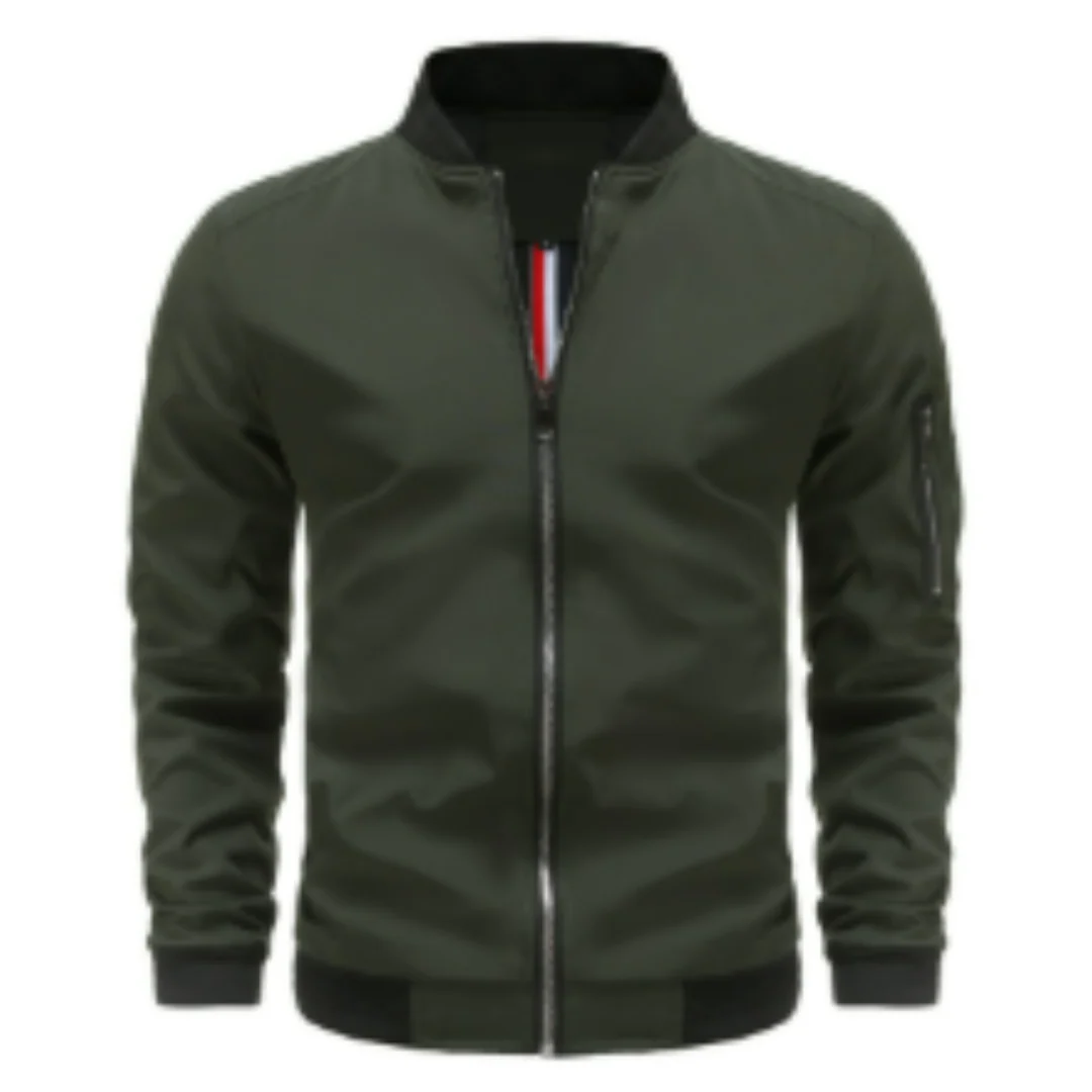 Herrenübergangsjacke mit Reißverschluss | Standardform - Image 5