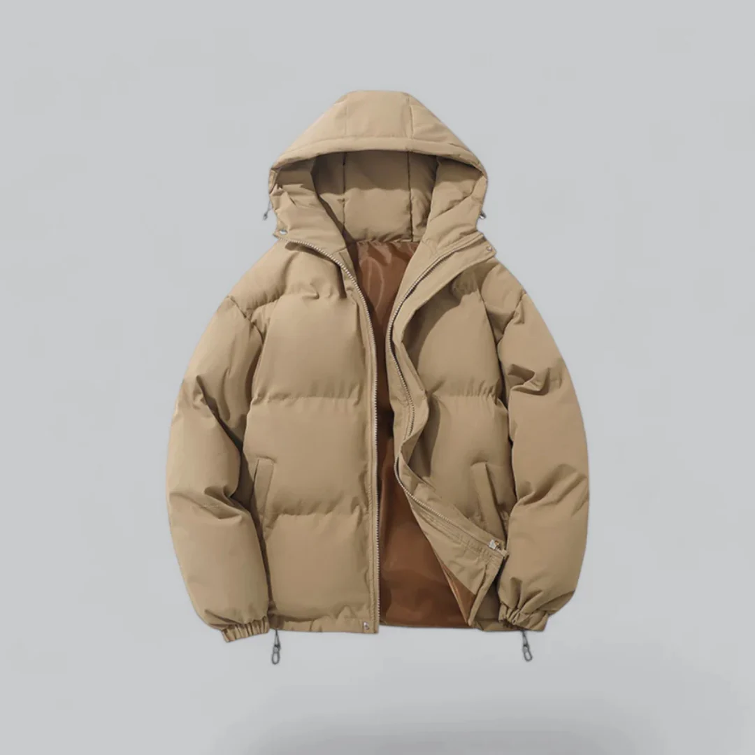 Herrenwinterjacke mit Kapuze | Reißverschlussform - Image 2
