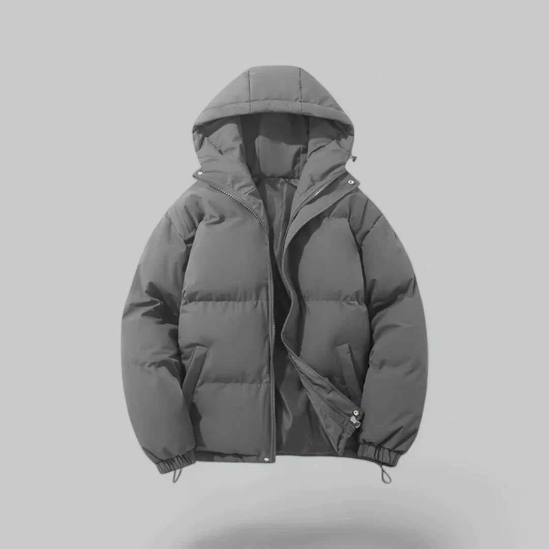 Herrenwinterjacke mit Kapuze | Reißverschlussform - Image 3