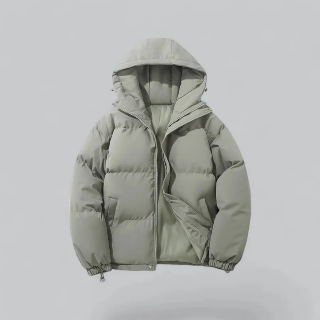 Herrenwinterjacke mit Kapuze | Reißverschlussform - Image 4