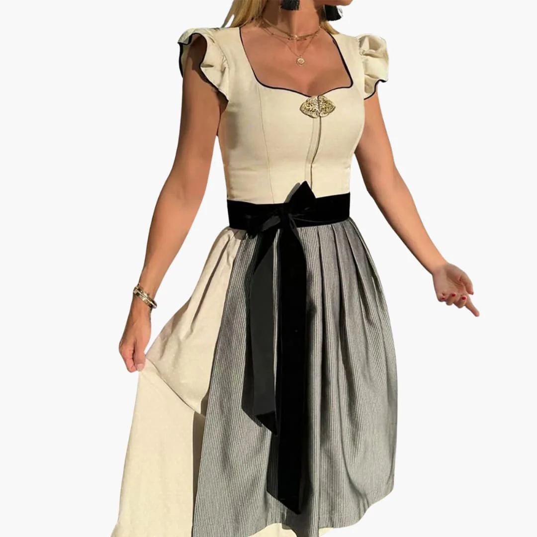 Herzausschnitt Dirndl kleid für Damen - Oktoberfest 2025 - Image 2