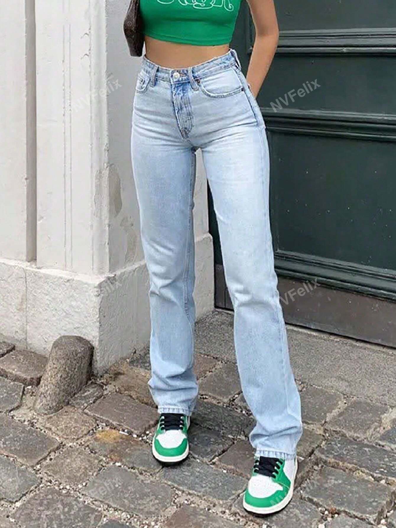 High Waist Jeans mit Straight Leg – Zeitlos, Urban & Everyday-Ready - Image 3