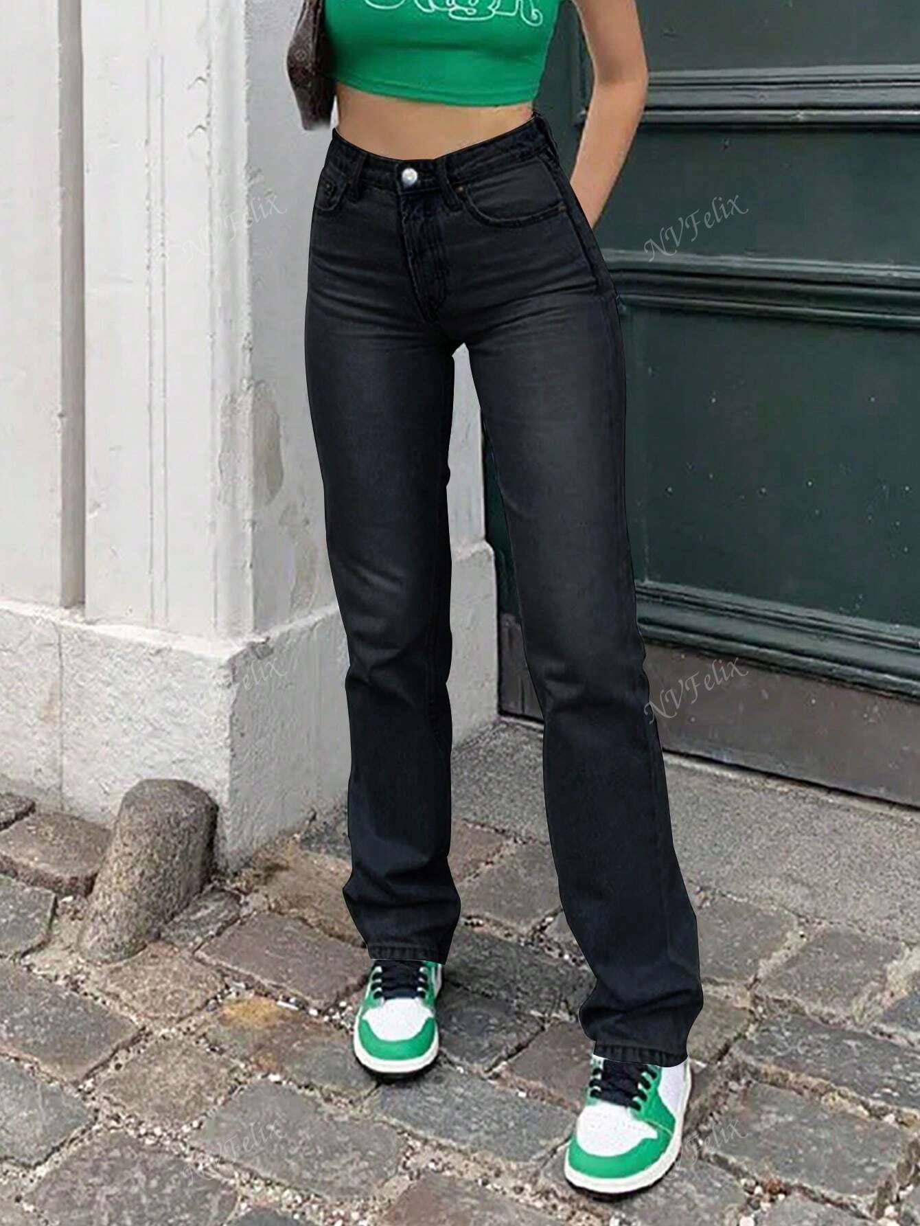 High Waist Jeans mit Straight Leg – Zeitlos, Urban & Everyday-Ready - Image 4