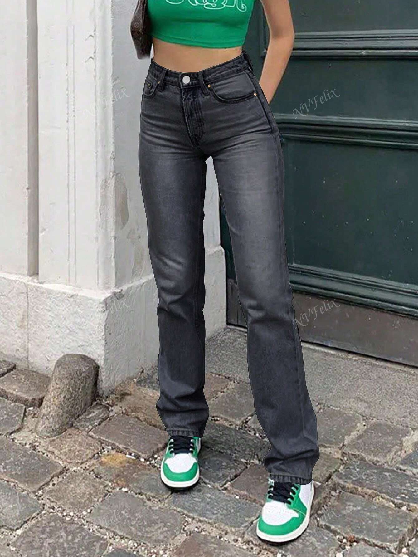High Waist Jeans mit Straight Leg – Zeitlos, Urban & Everyday-Ready - Image 7