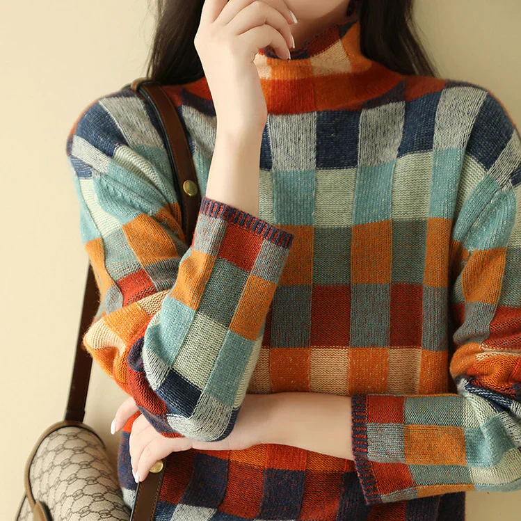 Hilda | Bunter Damenpullover mit ausdrucksstarkem Design - Image 2