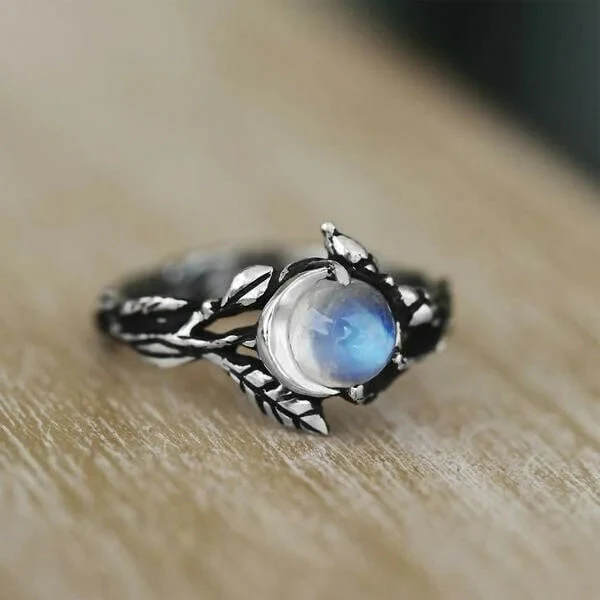 Himmlischer Mondstein Ring - Image 4