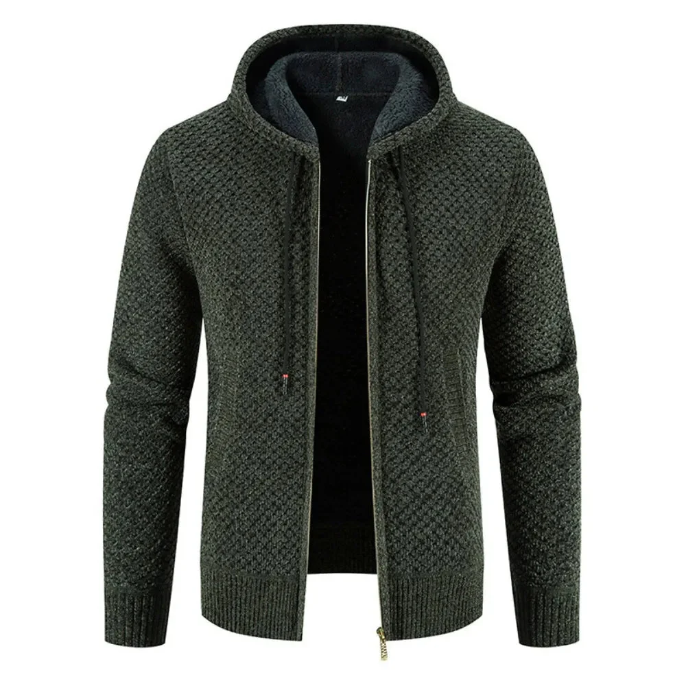 Hochwertige Strickjacke mit Kapuze für Männer - Manfred - Image 2