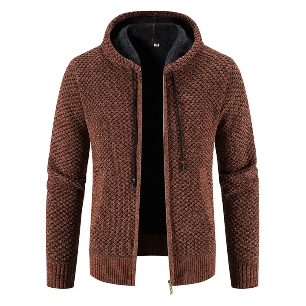 Hochwertige Strickjacke mit Kapuze für Männer - Manfred - Image 3