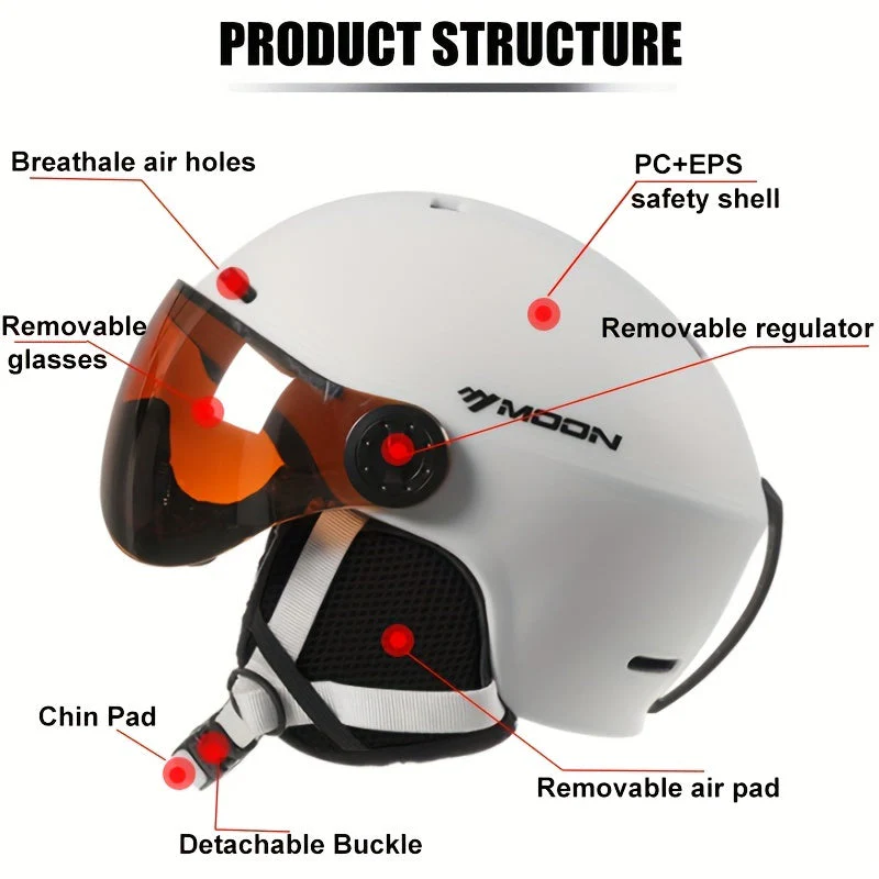 Hochwertiger Skihelm mit abnehmbaren Teilen – sicher und komfortabel für Outdoor-Aktivitäten - Image 6