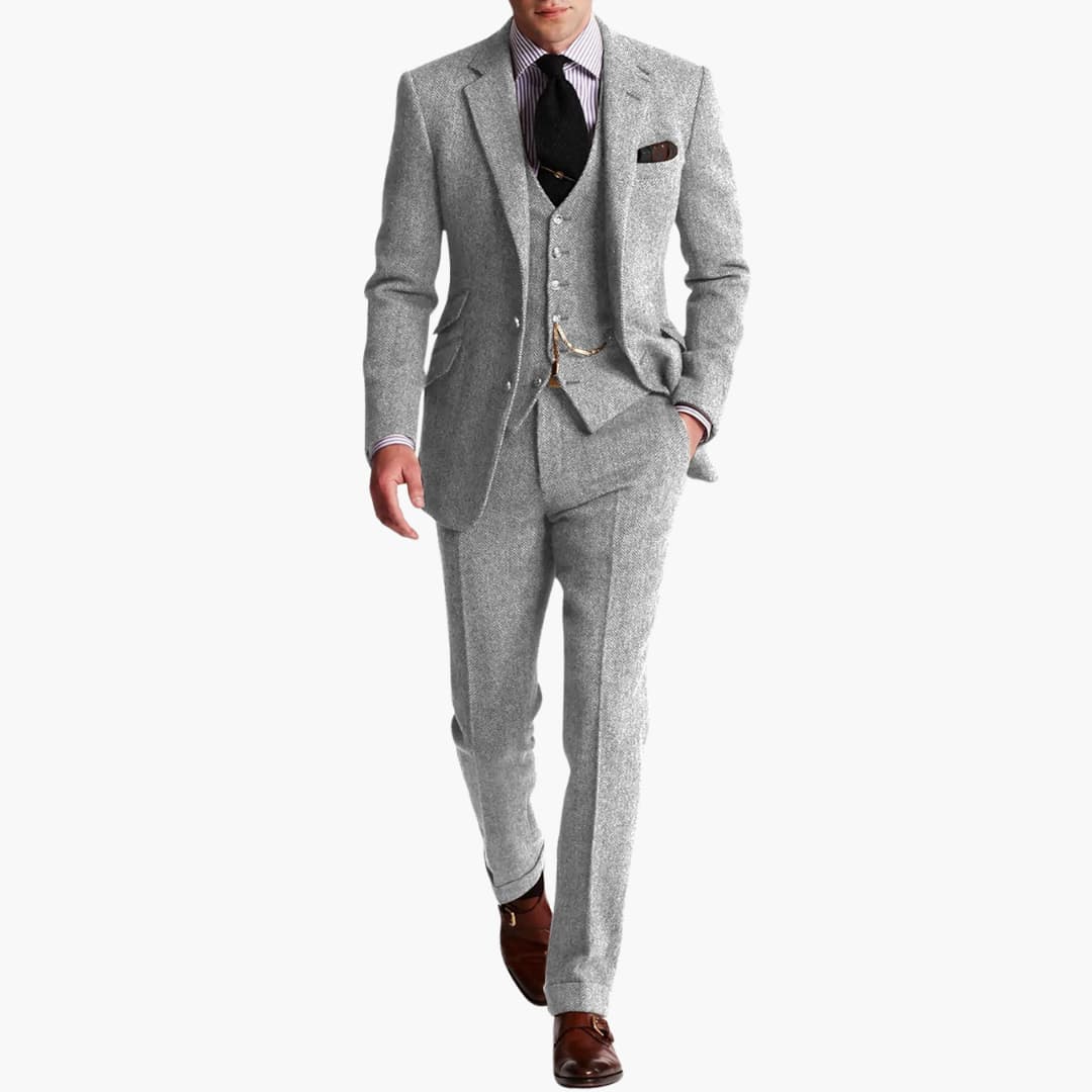 Hochzeitsgast-Anzug - eleganter Stil für Herren mit Weste - Image 4