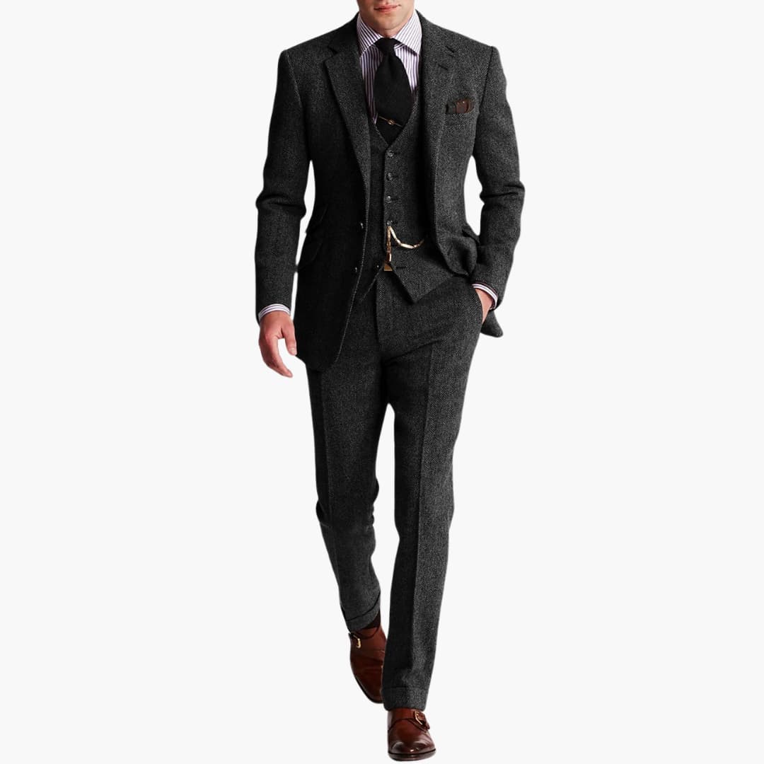 Hochzeitsgast-Anzug - eleganter Stil für Herren mit Weste - Image 5