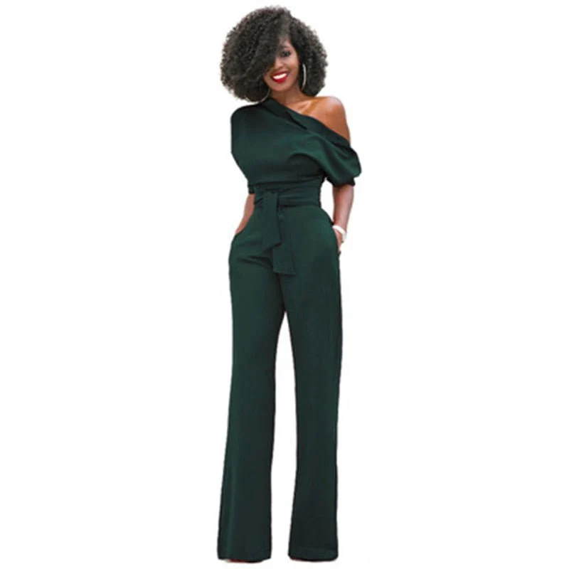 Holley- Effen Bodycon Damen Jumpsuit - Image 2
