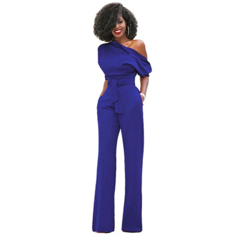 Holley- Effen Bodycon Damen Jumpsuit - Image 3