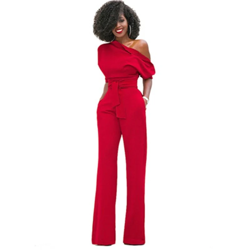 Holley- Effen Bodycon Damen Jumpsuit - Image 4