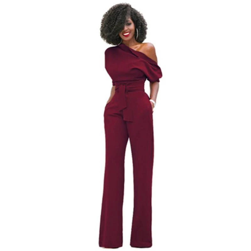 Holley- Effen Bodycon Damen Jumpsuit - Image 7
