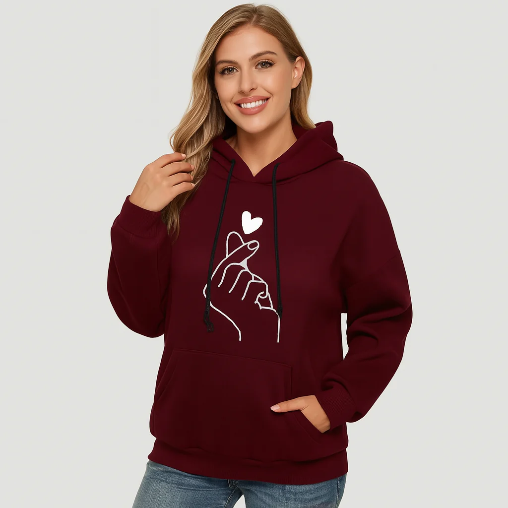 Hoodie mit Grafikprint – Lässig, Trendy & Bequeme Passform - Image 6