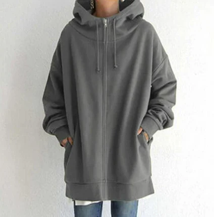 Hoodie mit Reißverschluss für Herbst und Winter - Image 2