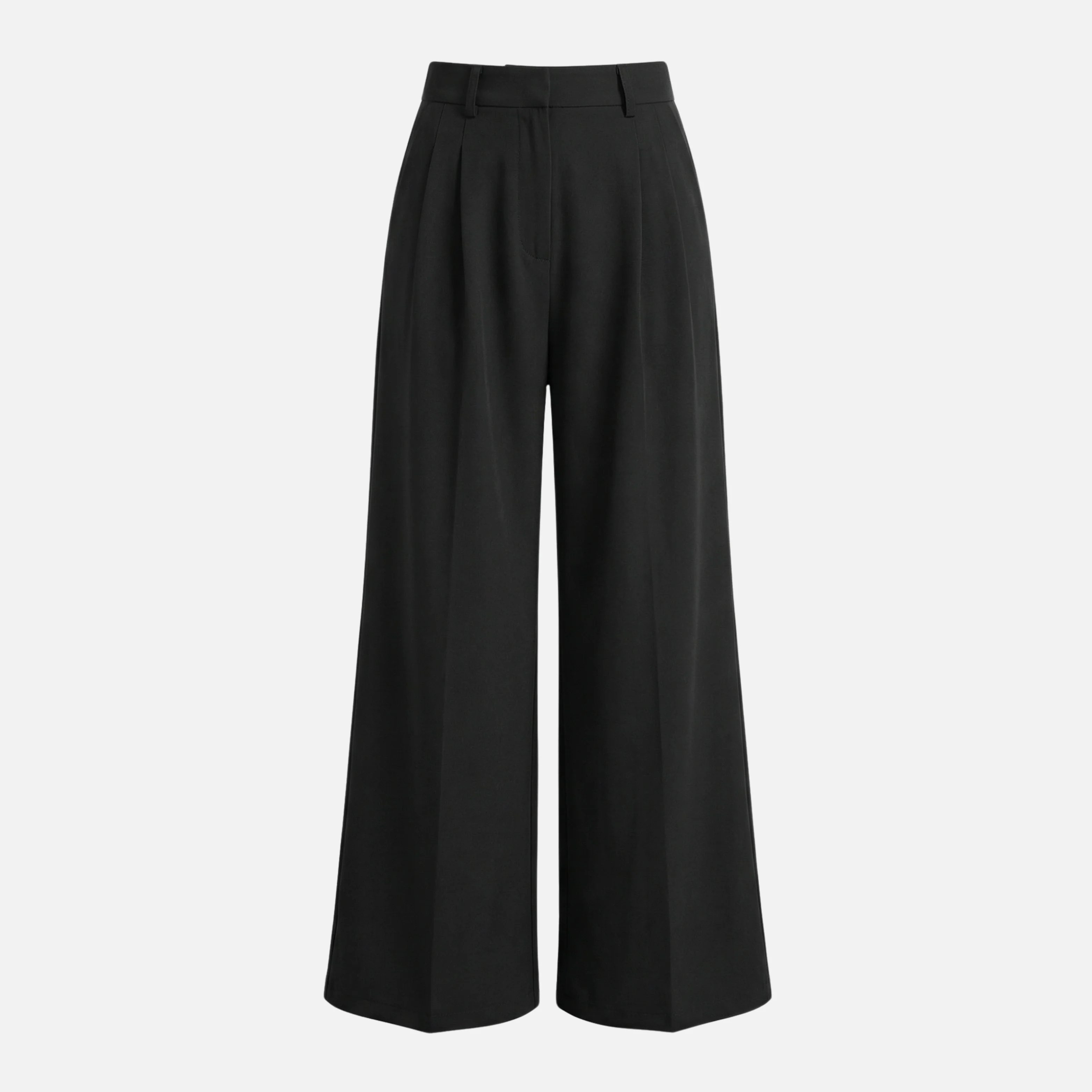 Beate | Damen Hose Relaxed Fit Weites Bein Bundfalten – Wide Leg Bundfalten Hose - Image 7