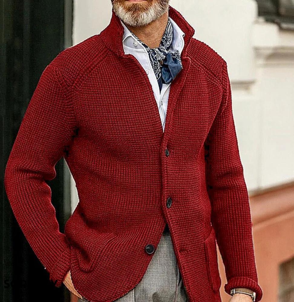 Hugo – Strukturierter Herren Strickblazer mit Knopfleiste - Image 10