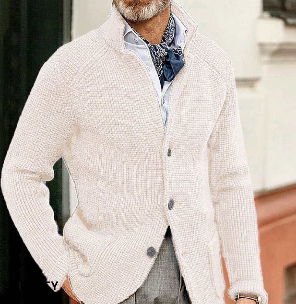 Hugo – Strukturierter Herren Strickblazer mit Knopfleiste - Image 11