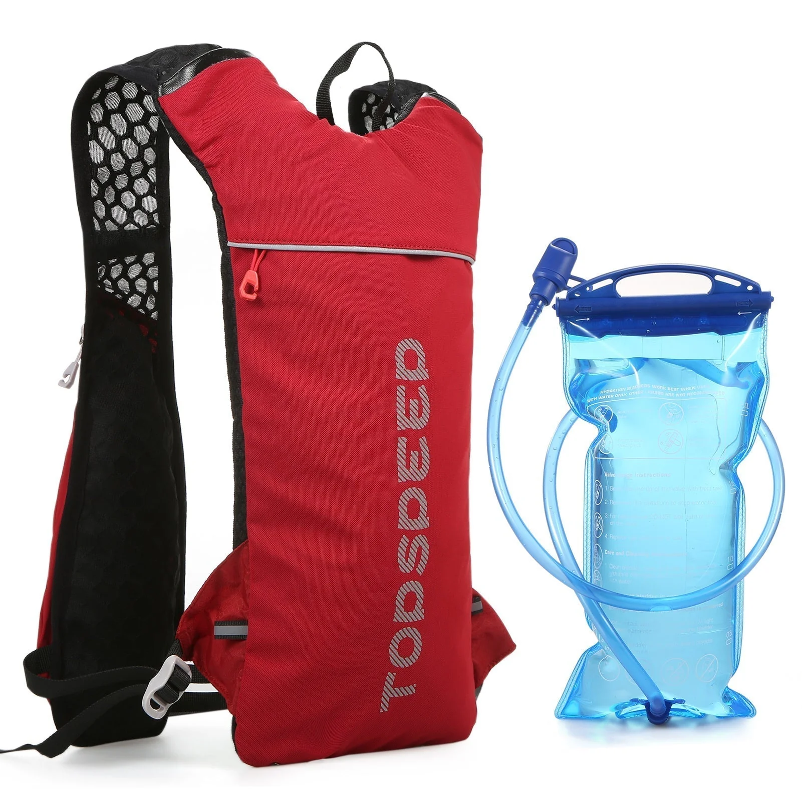 HydroPack Leichter Trinkrucksack – 2-Liter-Wasserreservoir für Laufen, Radfahren und Wandern - Image 5