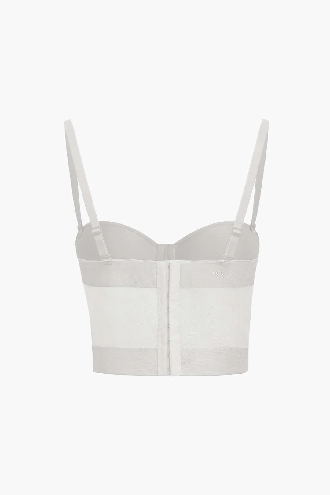 Ida | Figurbetontes Bustier-Top mit Bügel-Cups und transparenter Mesh-Struktur - Image 3
