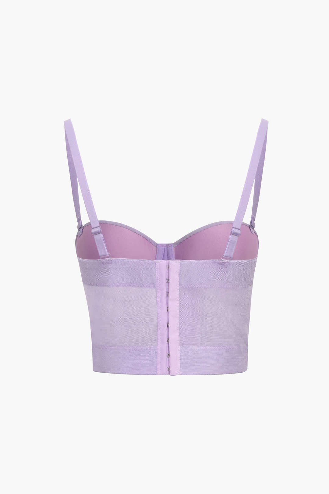 Ida | Figurbetontes Bustier-Top mit Bügel-Cups und transparenter Mesh-Struktur - Image 4