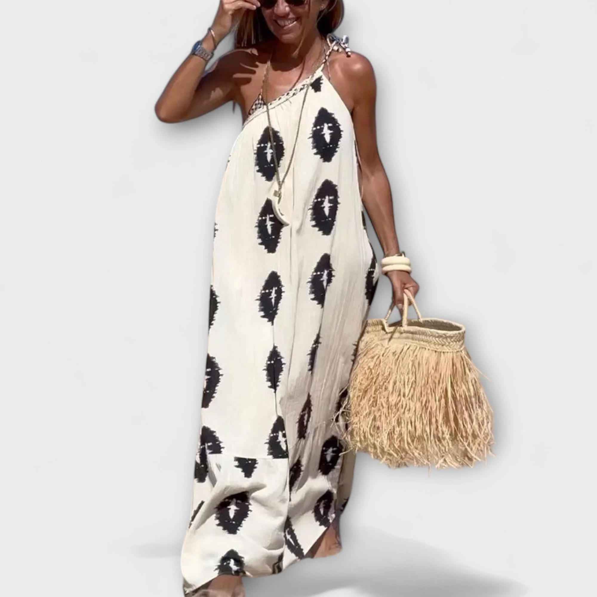 Ilana – Ein-Schulter-Maxikleid mit Urlaubsflair - Image 3