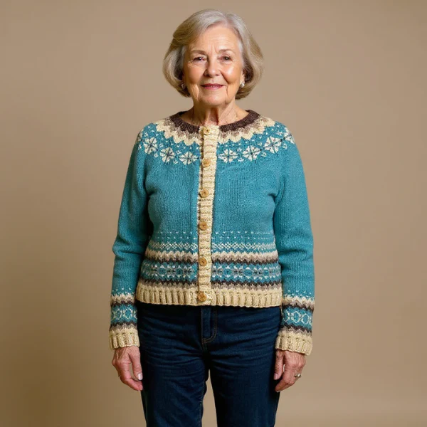 Ilaria - Handge Fertigt Woll Pullover - Image 4