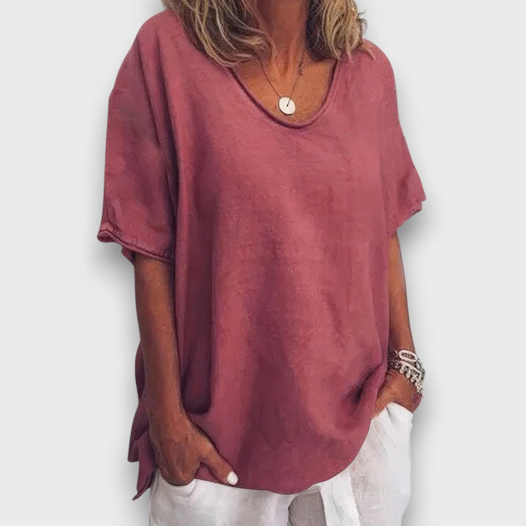 Ilyana – Schlichte Oversize-Bluse für jeden Tag - Image 3