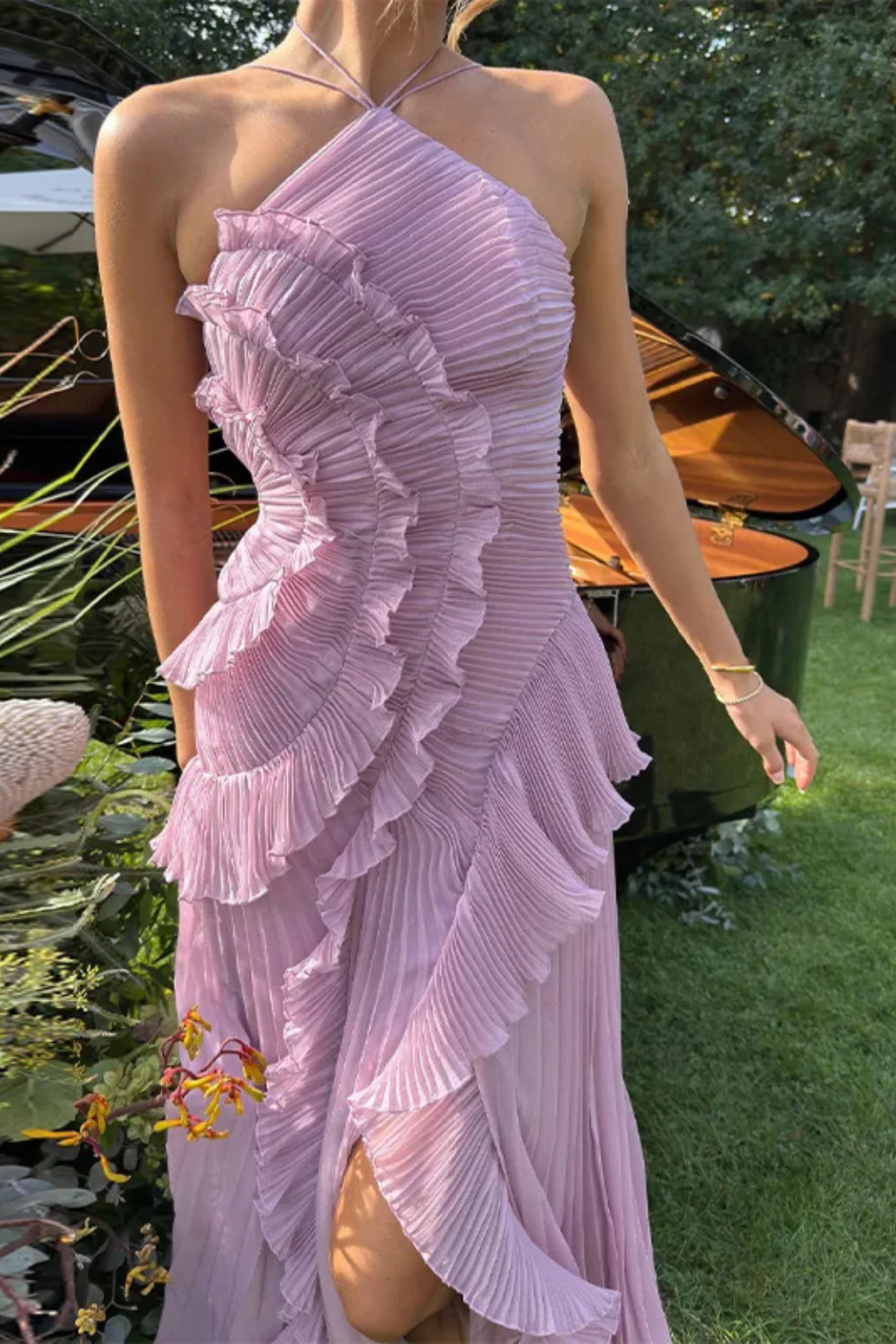 Irene | Damen Ärmelloses Halter Rückenfrei Maxikleid – Halter Maxi Rückenfrei 2026 - Image 2