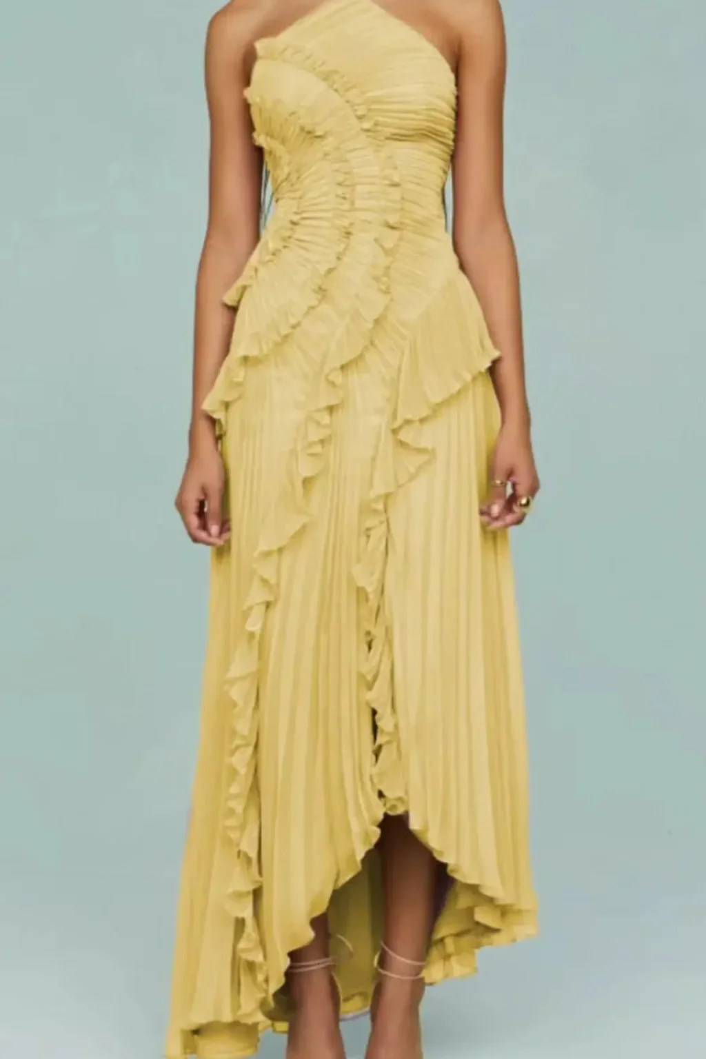 Irene | Damen Ärmelloses Halter Rückenfrei Maxikleid – Halter Maxi Rückenfrei 2026 - Image 3