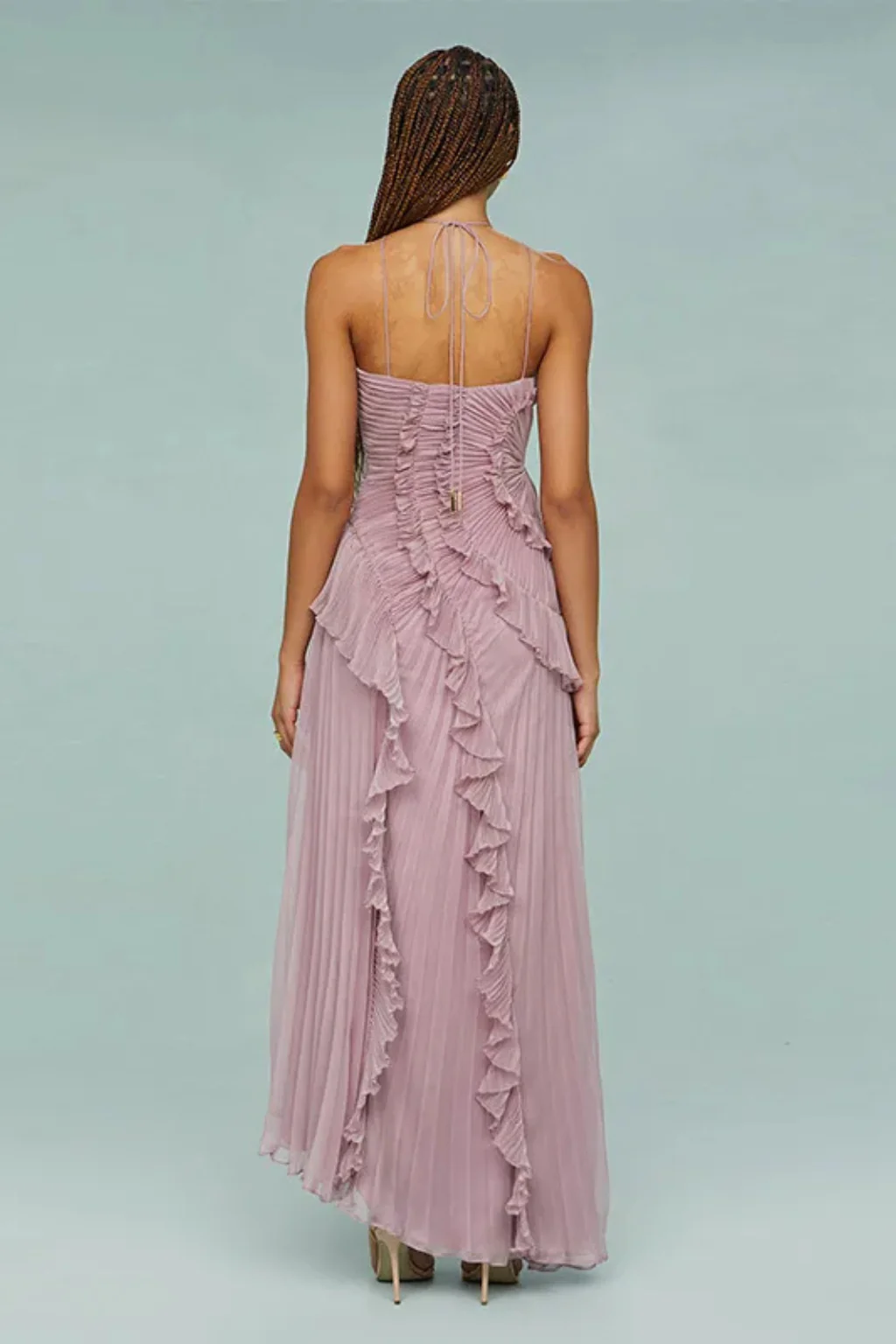 Irene | Damen Ärmelloses Halter Rückenfrei Maxikleid – Halter Maxi Rückenfrei 2026 - Image 5