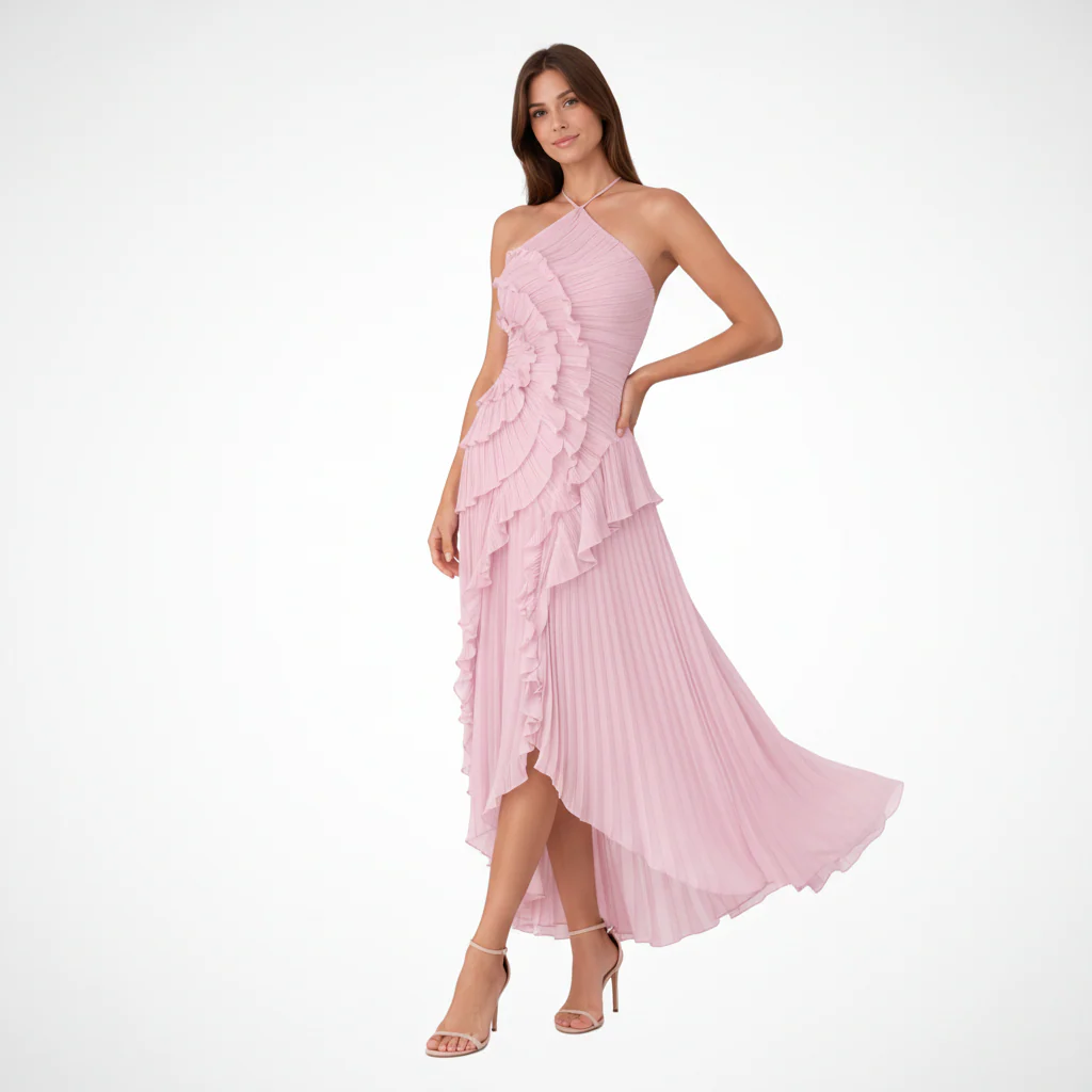 Irene | Damen Ärmelloses Halter Rückenfrei Maxikleid – Halter Maxi Rückenfrei 2026 - Image 7