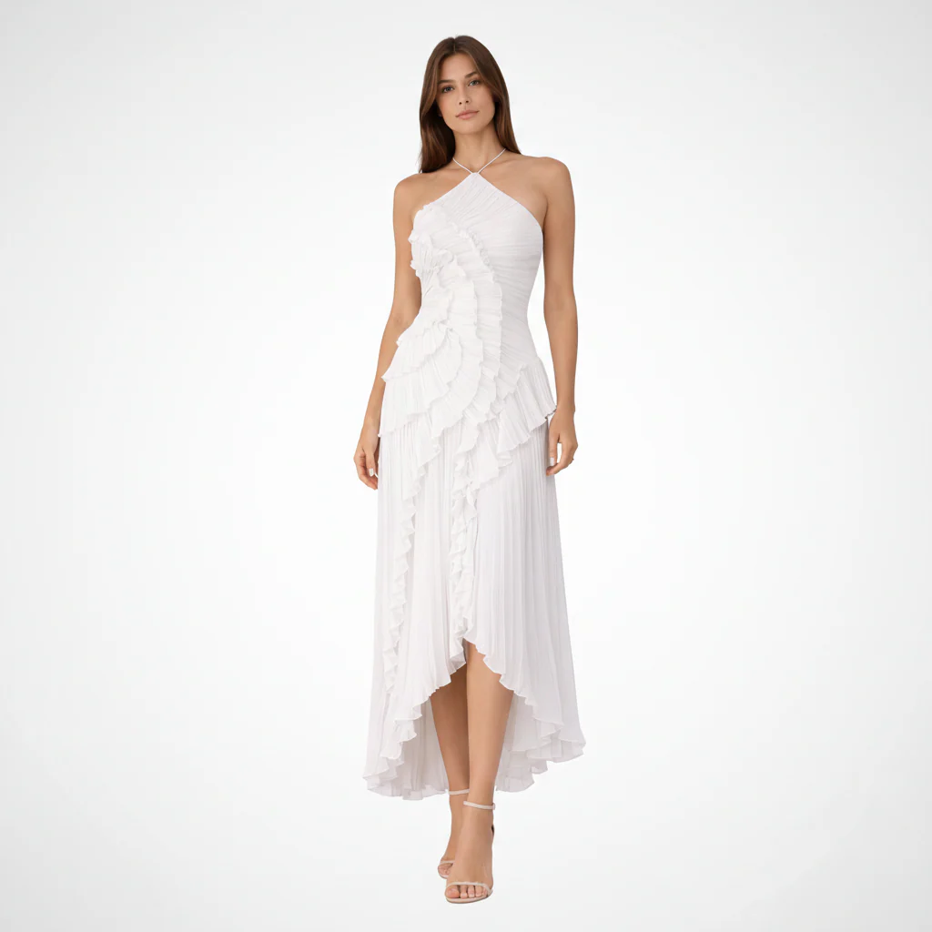 Irene | Damen Ärmelloses Halter Rückenfrei Maxikleid – Halter Maxi Rückenfrei 2026 - Image 8