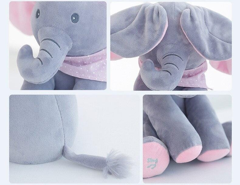 Interaktiver Plüschelefant – Weiches Stofftier mit Musik und Bewegung für Kinder - Image 5